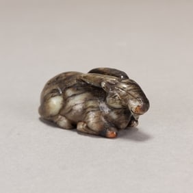 Early Chinese Jade Carving of a Goat