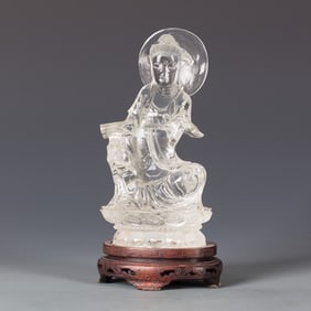 Chinese Rock Crystal Guanyin