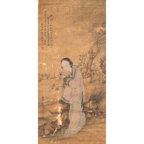 Zhang Chun (Qing Dynasty) - Chinese Painting of Lady