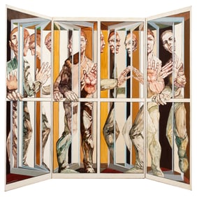 Painting, Folding Triptych, Vincent Perez