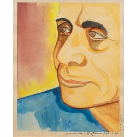 Watercolor, Beniamino Bufano