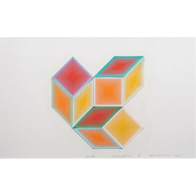 Printed Collage, Richard Anuszkiewicz