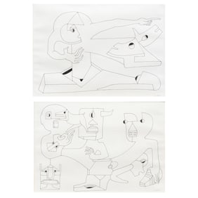 Works on paper, Georges Lauro