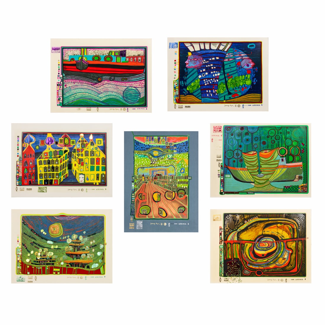 Prints, Friedenreich Hundertwasser (1 of 20)