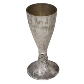 A German Art Deco 800 silver vase