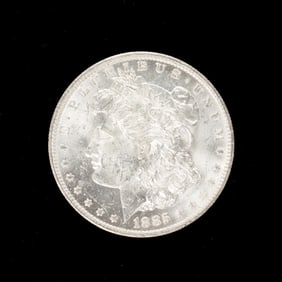 (10) Morgan Dollars, Mostly BU/CHBU including: 1884O, (2) 1885, 1885O, 1885S, 1886, 1886O, 1887O,