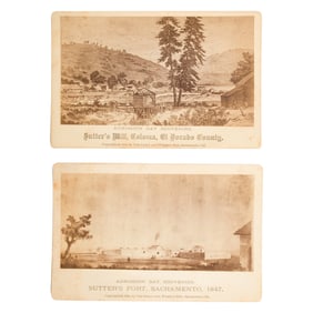 Two Sutter Fort 'Souvenir Cards'