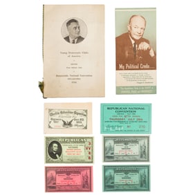 A lot of mostly Republican National Convention tickets