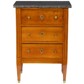 A Louis XVI style commode, circa 1880