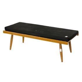 A Mid-Century Modern bench