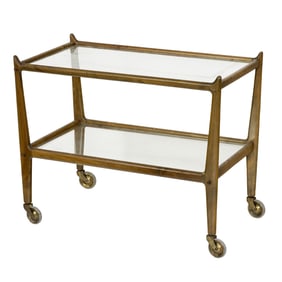 A Mid-Century Modern tea cart or side table