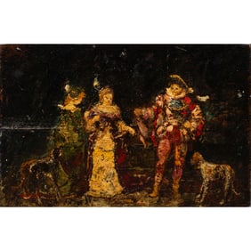 Painting, Alphonse Monticelli