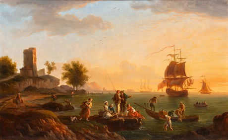 Painting, Follower of Claude-Joseph Vernet