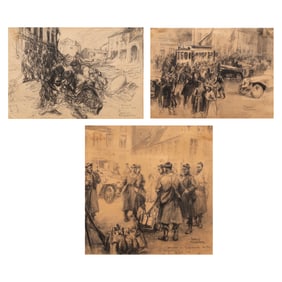 Works on paper, Charles D. Fouqueray