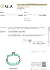 A Columbian emerald, onyx, diamond and silver necklace