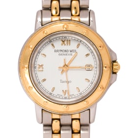 A Raymond Weil stainless steel wrist watch