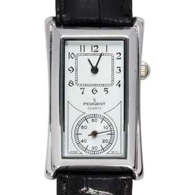 A stainless steel Peugeot quartz wristwatch