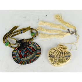 (lot of 2) Chinese embroidered sachets