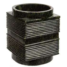 A Chinese archaistic jade cong