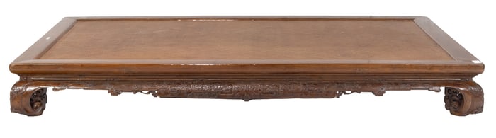 A Chinese elmwood daybed