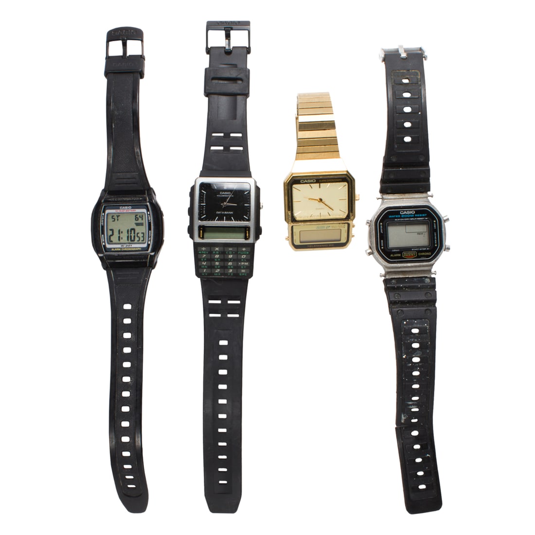 Group of four 1980's Digital wristwatches (1 of 1)