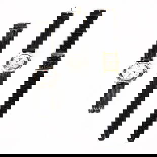 Three watches, including a 10K gold filled Hamilton, a waterproof Wenger Swiss Army and a sterling: Three watches, including a 10K gold filled Hamilton, a waterproof Wenger Swiss Army and a sterling silver Lucoral
