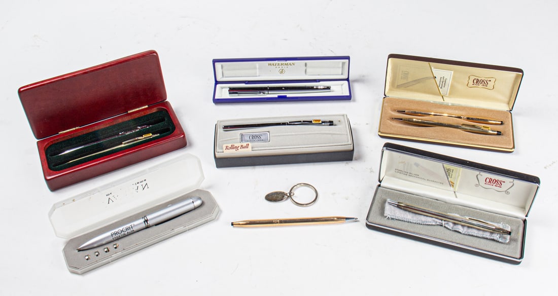 A lot of pens including Cross and Waterman (1 of 1)