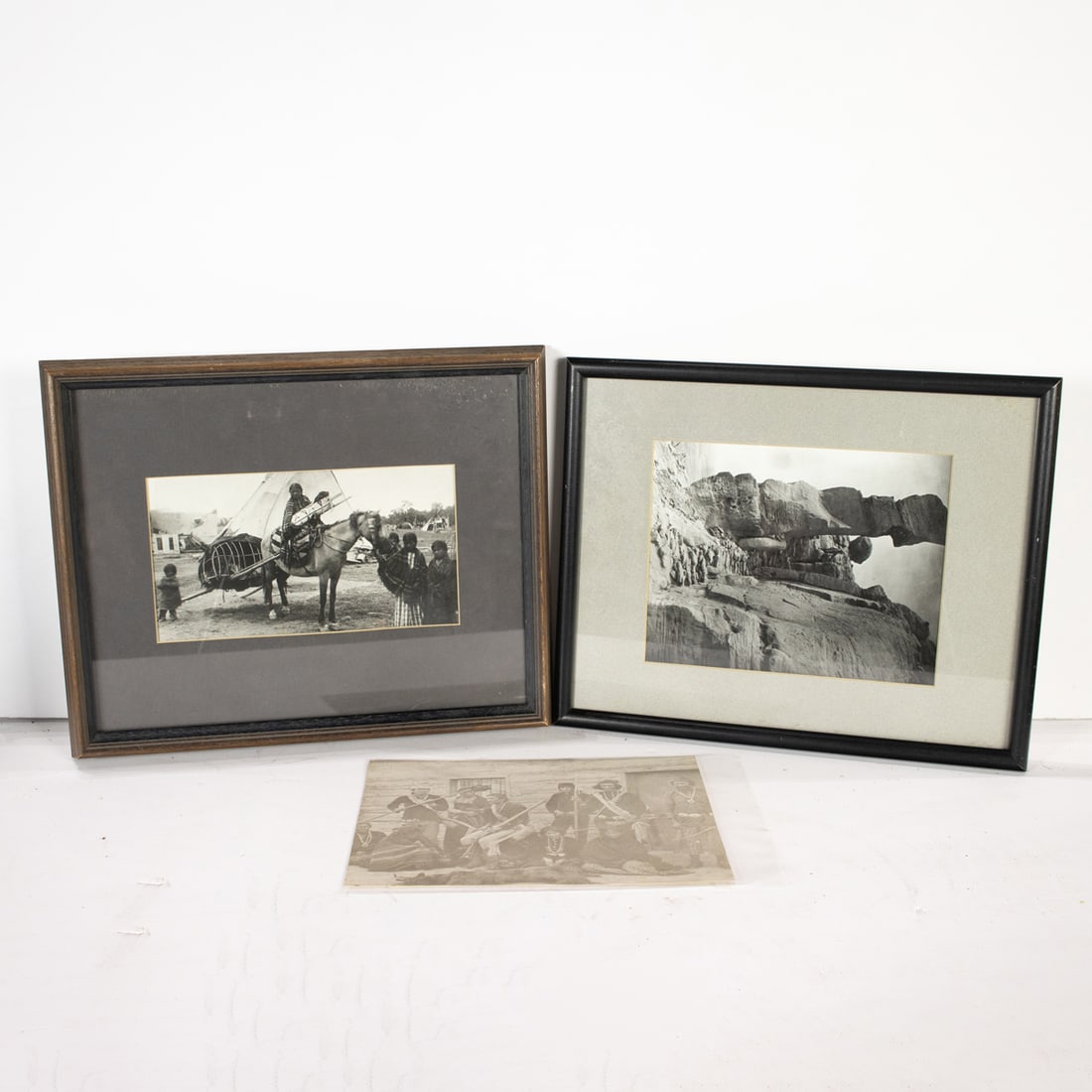 A lot of vintage Native American or Western photos, including a Native American group with tepee's, (1 of 1)