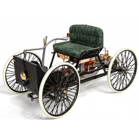 A Franklin Mint Precision diecast scale model of 1896 Ford Quadricycle, 13"l