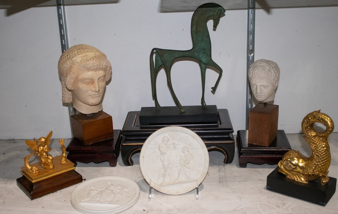 A group of Grand Tour style figures and decorative arts (1 of 1)