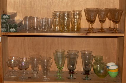 A large group of ceramics and glass, including Sasaki partial dinner service designed by Paula