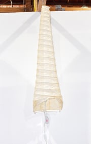 A paper lantern in the manner of Isamu Noguchi
