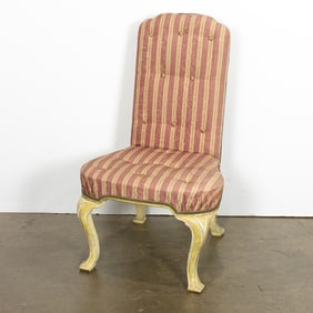 A French Louis XV slipper chair