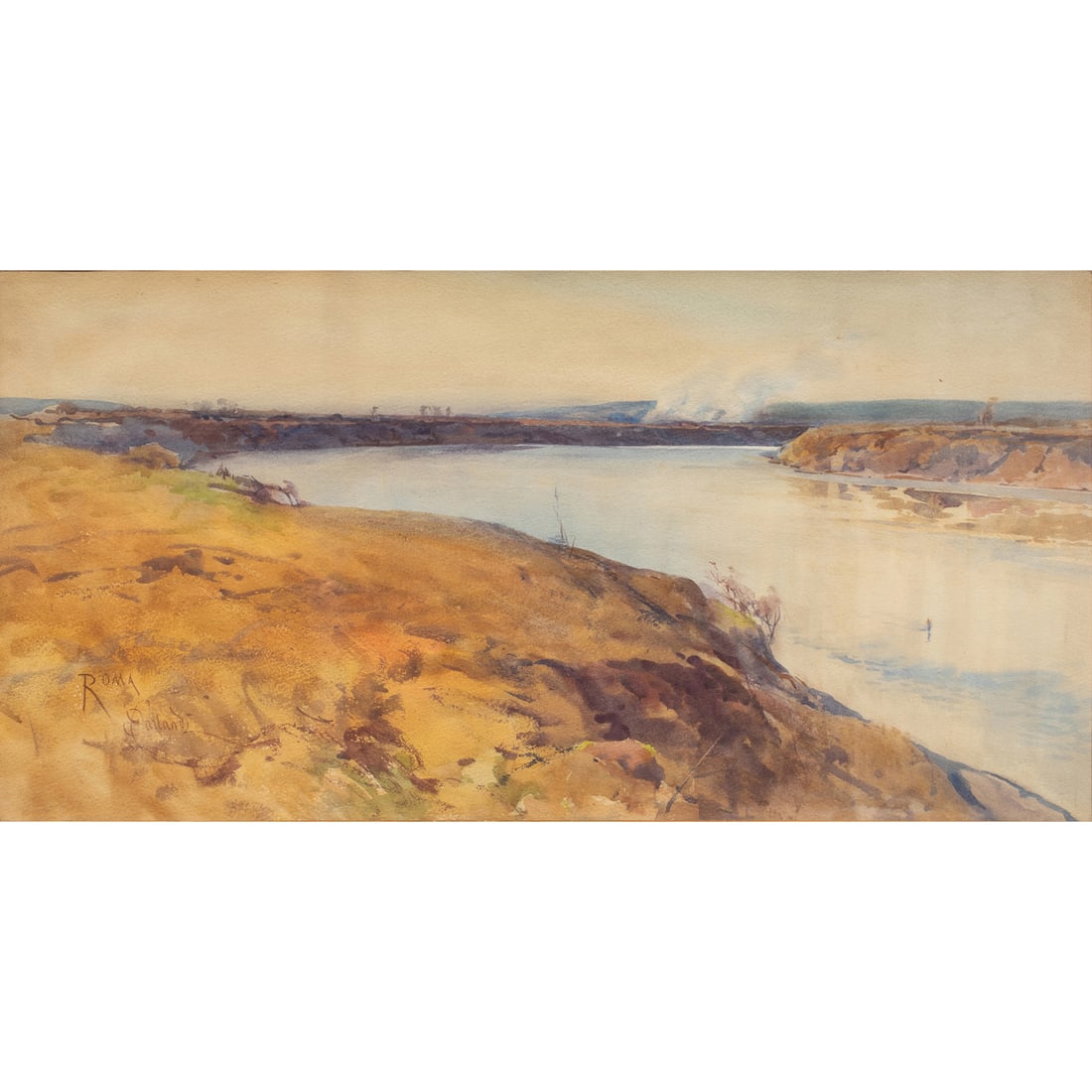 Watercolor, Onorato Carlandi (1 of 5)