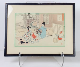 Mizuno Toshikata (1866-1908) - Scenes of Tea Ceremony