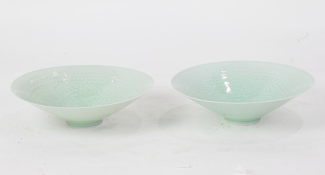 (lot of 2) Chinese Qingbai bowls (1 of 1)