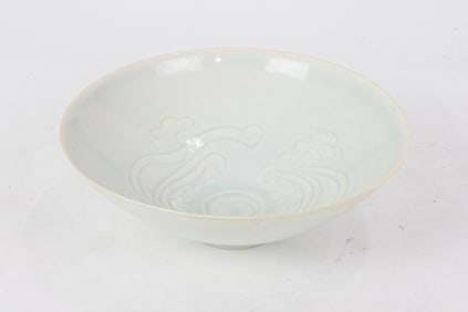 A Chinese Qingbai glazed bowl