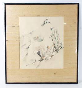 Japanese watercolor painting