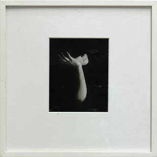 Photograph, Woman Resting Her Head, American School, 20: Framed gelatin silver print, Woman Resting Her Head, American School, 20th century, unsigned, overall: 10.75"h x 10.75"w