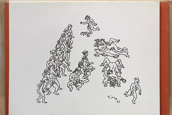 Portfolio,Marquis de Sade, 1967, Anthony Triano: Portfolio of (7) lithographs, Marquis de Sade, 1967, by Anthony Triano (American, 1928-1997), each pencil initialed and signed on cover, overall: 10.25''h x 15''w