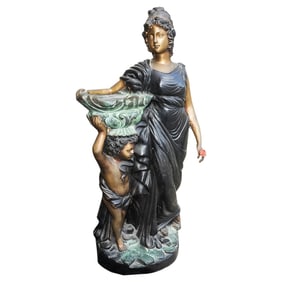 Bronze Garden Statue
