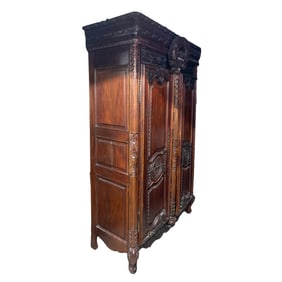French Louis XV Wedding Armoire