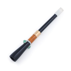 Art Deco Gemstone Cigarette Holder