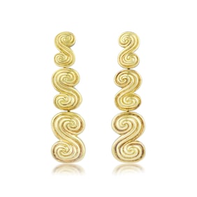 TIffany & Co. 18K Gold Spiral Earrings