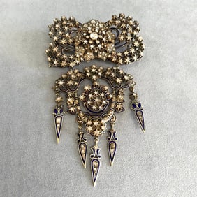 Impressive Huge Victorian Brooch