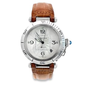 Cartier Men's Pasha Stainless Steel 38mm Watch