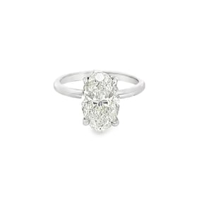 Diamond and 14K White Gold Ring