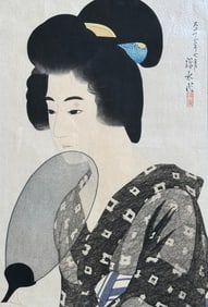 Ito Shinsui (Japanese, 1898-1972), Woman Before the Mirror