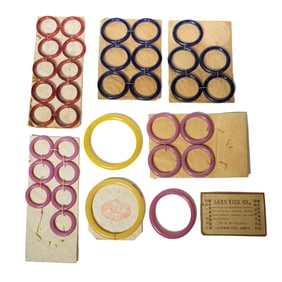 Group of 57 Peking GlassBracelets, Late Qing or Republic Period