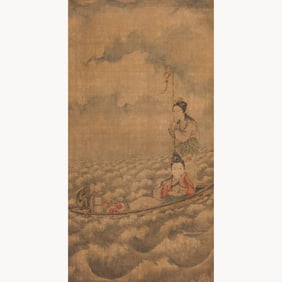 Anonymous (Qing Dynasty) - Chinese Painting of Two Beauties